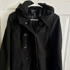 Women's Petite Style & Co Large Hooded Coat